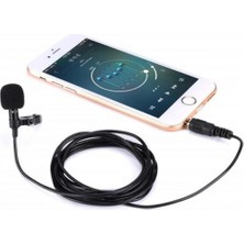 MiraLive 3.5mm Jak 1.5 Metre Double Mikrofon - Siyah