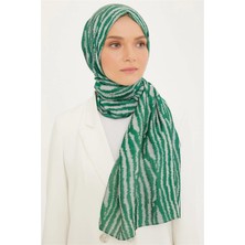 Armine Trend Yeşil Pure Lina Şal Ist 14 - 21149