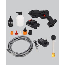 Azrlya 48V Şarjlı Basınçlı Yıkama Tabancası Köpük ve Çift Nozul 2025 Model - Lisinya