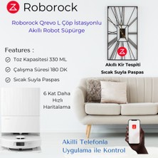 Roborock Qrevo L Çöp Istasyonlu Akıllı Robot Süpürge + Aprilla  Şarjlı Araç Süpürgesi Hediye