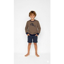 Coupon Çocuk Sweatshirt / Logo Baskılı