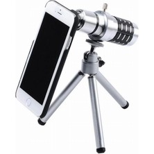 Azrlya Iphone5,5s,i̇phone4.4s Için Alüminyum 14X Optik Zoom Yakından Görüntü Çekme Dürbün ( Lisinya )