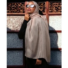 La Boutique Abiye Açık Vizon Düz Renk Şal Ist  1 - 26774
