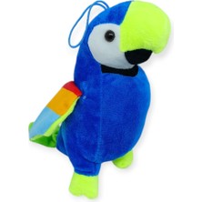 Azrlya Peluş Sevimli Hayvanlar 25 cm - Mavi Papağan (Lisinya)