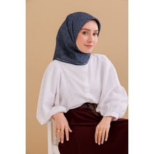 Silk Home Tivil Saf Ipek 51242 Lacivert Çizgi Desen