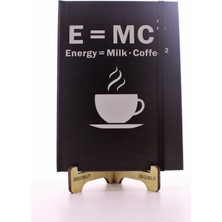 Marsilyan Lastikli Çizgisiz Sert Kapak Emc2 Defter