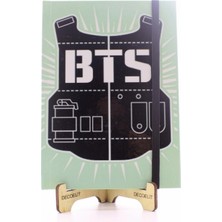 Marsilyan Lastikli Noktalı Sert Kapak BTS Defter