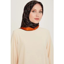 Armine Tivil Ipek Eşarp Ist 9239 - 80 Turuncu Karışık Desen