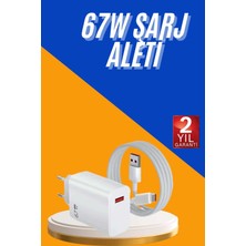 Azrlya 67W Hızlı Şarj Yüksek Voltaj Korumalı Type C Şarj Adaptörü - Lisinya