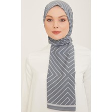 Armine Trend Defne Şal Ist 5761 - 06 Gri - Beyaz