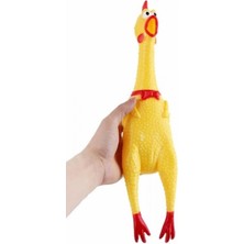 Marsilyan Sesli Horoz Eğlenceli Köpek ve Kediler İçin Sesli Öten Horoz Oyuncak 28 Cm