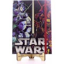 Marsilyan Lastikli Çizgisiz Sert Kapak Star Wars Defter