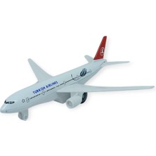 Azrlya Çek Bırak Metal Yolcu Uçağı - 15 cm - Küçük Boy (Lisinya)