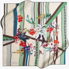 Pierre Cardin Krem Çiçek Desen Sura Ipek Eşarp Ist 7692230 - 311