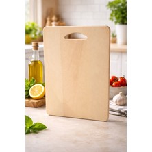 Enfera Doğal Taş 50X70 cm Mdf Hamur Açma ve Doğrama Tahtası – Büyük Boy Mutfak Kesme Panosu