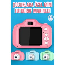 Azrlya Çocuk Kamerası Dijital 1080P Hd Kaliteli Mini Fotoğraf Makinesi Profesyonel - Lisinya