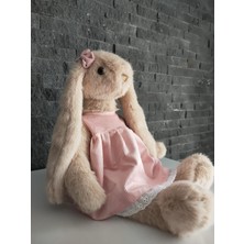 Halley Oyuncak Tavşan Peluş Oyuncak Elbiseli 45 cm