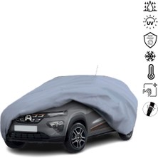 ULTRASHOP Dacia Spring Su Geçirmez Araba Brandası Dış Mekan Oto Brandası
