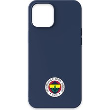 iPhone 12 Pro Max Uyumlu Fenerbahçe Arma Lacivert Silikon Lisanslı Telefon Kılıfı