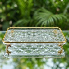 Çnr Home Collection Paşa Bahçe Yeni Desenli Ayaklı Borcam