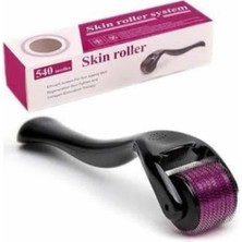 Azrlya Saç Çıkarma Tarağı Dermaroller 540 Iğneli Roller 1 mm Iğne Cilt Yüz Yenileme Bakım Seti - Lisinya