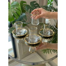 Çnr Home Collection 12 Parca 6 Kişilik Çay Bardağı Seti