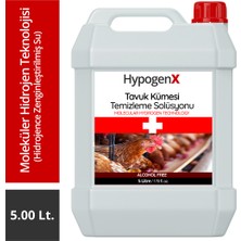Hypogenx Tavuk Kümesi Temizleme Solüsyonu- 5 Litre (Hipokloröz Asit Bazlı,alkolsüz)