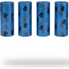 4'lü Kedi-Köpek Kaka Poşeti Pati Desenli