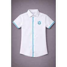 Dıgıl Kids Kısa Kol Çizgili Dakron Kumaş Gömlek