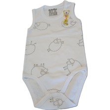 Bulut Anne ve Çocuk Askılı Bebek Çocuk %100 Pamuklu Çıtçıtlı Body Renkli Desenli Kız/erkek/unisex 1-3 Yaş