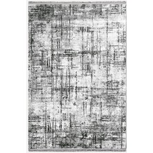 Kilim Home Mars Halı Gri Tonunda Dekoratif Kilim Salon Halısı Peluş Halı Saçaklı Yıkanabilen Halı