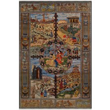 Kilim Home Mars 51 Modern Stil Kreatif Halı ve Kilim Salon Halısı Yıkanabilen Dekoratif Halı