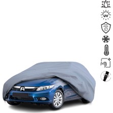 ULTRASHOP Honda Civic Sedan (2012-2015) Su Geçirmez Araba Brandası Dış Mekan Oto Brandası