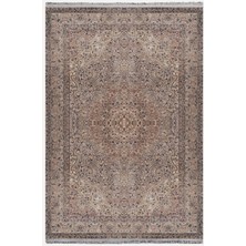 Kilim Home Mars Halı 2084 Kahve Tonunda Dekoratif Halı Salon Halısı Saçaklı Yıkanabilen Halı