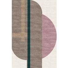 Kilim Home Mars 35 Modern Stil Krem Tonlarında Iskandinav Salon Halısı Yıkanabilen Dekoratif Halı