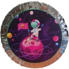 Cadde Süs Uzay Temalı Katlanabilir Pinyata ve Sopası