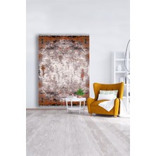 Kilim Home Mars 2026 Kahve ve Krem Tonlarından Oluşan Karışık Desen Kaymaz Taban Dekoratif Halı