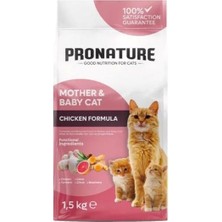 Indispensablely Pronature Motherbaby Cat Tavuklu Anne ve Yavru Kedi Maması 1.5 kg