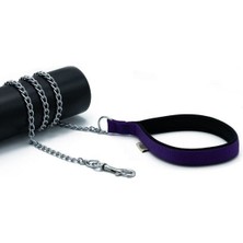 Indispensablely Doggie Konfor Dokuma Zincir Köpek Gezdirme Tasması Medium Pembe 2.5X110 cm