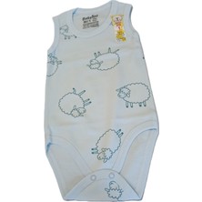 Bulut Anne ve Çocuk Askılı Bebek Çocuk %100 Pamuklu Çıtçıtlı Body Renkli Desenli Kız/erkek/unisex 1-3 Yaş