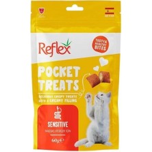 Indispensablely Pocket Treats Sensitive Kedi Ödül Maması 1 Adet 60 gr