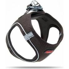 Indispensablely Tailpetz Air Mesh Harness Köpek Göğüs Tasması Small Kahverengi 30-32X36-44 cm