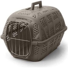 Indispensablely Imac Carry Metal Kapılı Köpek Taşıma Çantası Koyu Pembe 48X34X32 cm