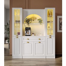 Guneystore Armoni Gold Maxi Kahve Köşesi Komple Mdf