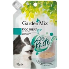 Indispensablely Garden Mix Somonlu Ezme Sıvı Köpek Ödül Maması 1 Adet 80 gr