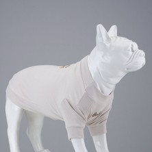 Indispensablely Lindo Dogs Honey Pie Köpek Kıyafeti Tshirt Krem Beden 2