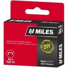 Miles Zımba Teli TIP53 No:3 3/8 1000LI Pkt