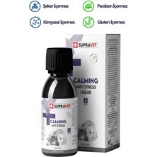 Indispensablely Supravet Calming Anti Stress Kedi ve Köpekler Için Sıvı Sakinleştirici Damla 100 ml