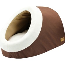 Indispensablely Lepus Mia Alaska Kedi ve Köpek Yatağı Kahverengi 40X50X30 cm