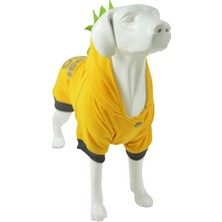 Indispensablely Lindo Dogs Jurassic Dog Sweatshirt Köpek Kıyafeti Sarı Beden 0